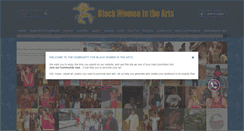 Desktop Screenshot of blackwomenart.org