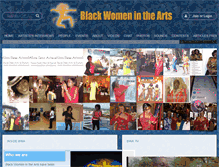 Tablet Screenshot of blackwomenart.org